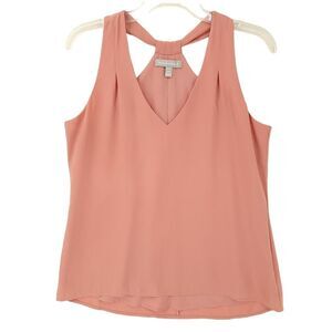 Banana Republic XS Petite Coral Racerback Tank Top